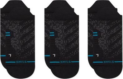 Stances Performance Run Ultra Light Tab Socks ( Pack of 3 Pairs ) Black