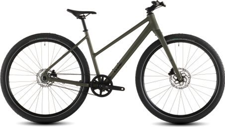 Cube Editor One Trapeze Fitness Bike Single Speed Belt 700 mm Reed Green 2026