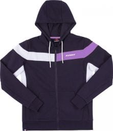 Sweat Capuche Kenny Zippé Racing Femme Navy