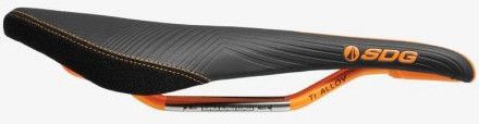 Selle SDG DUSTER P MTN - Rails titane noir/orange