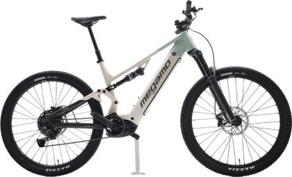 Produit Reconditionné · VTT électrique MEGAMO Flame AL 20+ Beige et Vert 800Wh 2025 · Très bon état