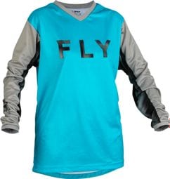 Maillot Manches Longues Fly F-16 Femme Bleu / Gris