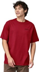 T-Shirt Patagonia P-6 Logo Responsibili-Tee Rouge