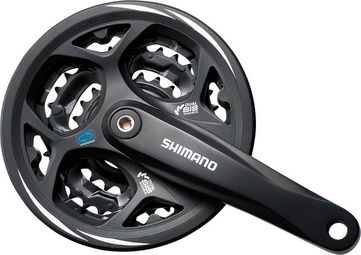 SHIMANO Pédalier 7/8 Vitesses Altus Fc-Cm311 48/38/28T Avec Plateau - Noir