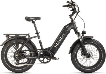 Vélo de ville électrique compact 20  XR1 Noir Diablo Bikes