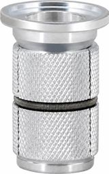 Bouchon Velkyne Compression 1 1/8 Fourche Carbone Aluminium Expandeur Jeu de Direction Argent