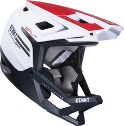 Casco partido Kenny Rojo Blanco