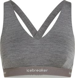 Icebreaker Merino 125 Cool-Lite Sprite Sport-BH Grau