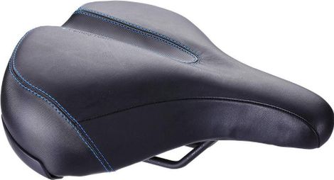 Selle confort BBB ComfortPlus Upright cuir Noir