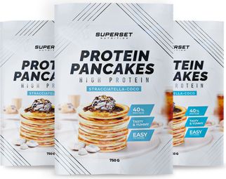 PANCAKES PROTEINES Stracciatella-coco (3X750G)