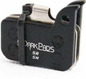 PAIRE DE PLAQUETTES - DARKPADS DRAG SEMI METAL SRAM - 15GR X2