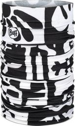Bufanda tubular CoolNet UV negra/blanca para niños