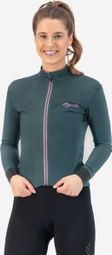 Maglia a maniche lunghe Velo Rogelli Distance Femme Gris/Rose