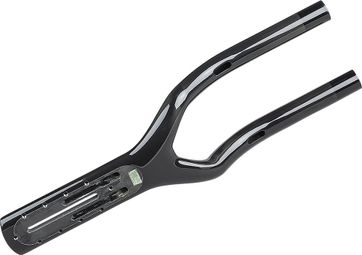 Prolongateur Trek TT Mono Extension S-Bend (Inversé) Noir