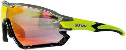 Lunettes CASCO SX-34 Carbonic Black Neon Yellow