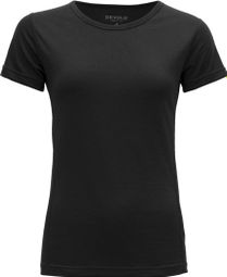 T-shirt Femme Devold Breeze Mérinos 150 Noir
