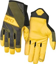 Gants Longs Giro Softgoods Trail Builder Vert / Jaune