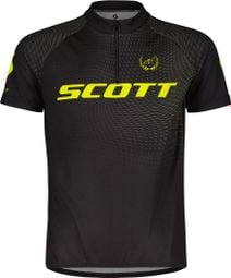 Scott RC Pro Junior Maglia a maniche corte Nero/Giallo fluorescente