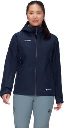 Women's Mammut Crater Light Hooded Dark Blue Waterproof Jacket