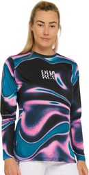 Dharco Race Langarmtrikots Schwarz Rosa Damen