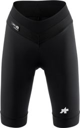 Korte fietsbroek zonder bandjes Assos Uma GT S11 Long Zwart Dames