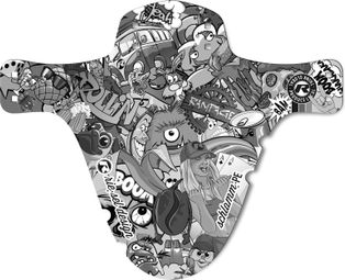 Riesel Design Schlammpe Stickerbomb Eyecatcher Ultra Black 