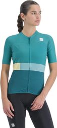 Sportful Snap Women's Short Sleeve Jersey Green