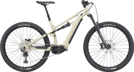 VTT Électrique Tout-Suspendu Cannondale Moterra Neo S2 Shimano Deore 12V 630 Wh 29'' Beige