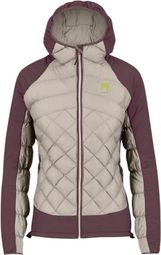 Chaqueta Karpos Lastei Active Plus Mujer Blanco/Morado