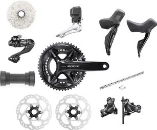 Shimano 105 Di2 R7150 2x12V I 50-34T I 11-34T | PF86.5 (Met elektrisch onderdeel)