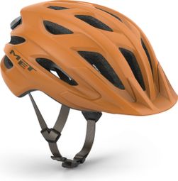 MET Crossover-helm, mat oranje