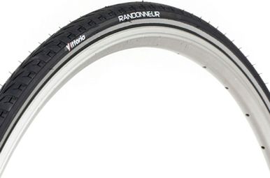 Pneu vtc urbain 700 x 32 Vittoria randonneur noir tr (32-622) flanc reflex