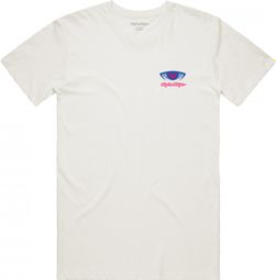 Troy Lee Designs Cyborg White Short-Sleeve T-Shirt