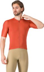 Castelli Espresso 2 Orange herenshirt met korte mouwen