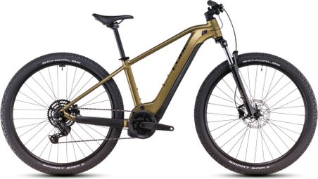 VTT Électrique Semi-Rigide Cube Reaction Hybrid Performance 625 Shimano Cues 9V 625 Wh 27.5'' Or Lime 2025