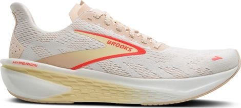 Chaussures Running Brooks Hyperion 2 Blanc/Corail Femme