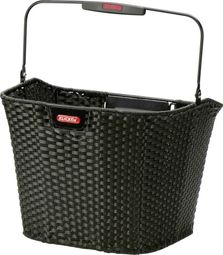 Cesta delantera Klickfix Structura Negro