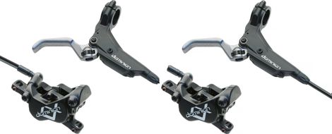 Hayes Dominion A4 Disc Brake Pair (without disc) Black
