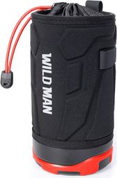 Sacoche porte-bidon WILD MAN vélo avec bandoulière 1 L rouge