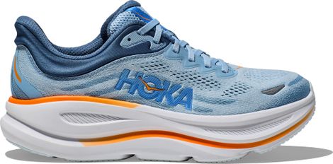 Hoka Bondi 9 Running Shoes Large Blue/Orange Uomo