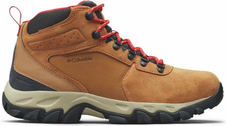 Botas de senderismo impermeables Columbia Newton Ridge Plus II Marrón/Rojo para hombre