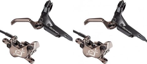 Hayes Dominion A4 Disc Brake Pair (without disc) Black / Bronze