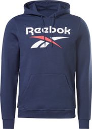 Sweat à capuche Reebok Big Logo Bleu