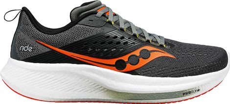 Chaussures de Running Saucony Ride 17 Gris Orange 50