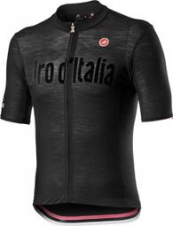 Maillot Manches Courtes Castelli Heritage Maglia Nera Noir 