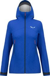 Chaqueta Impermeable Salewa Moiazza Mujer - Negro Azul Marino Con GORE-TEX® - Ligera Y Práctica