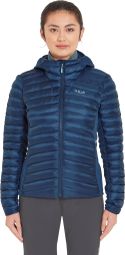 Isolierende Kapuzenjacke Rab Cirrus Flex Blau Damen