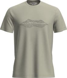 T-shirt Homme Icebreaker Merino 150 Tech Lite Pukaki Reflected Vert