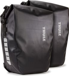 Par de bolsas para bicicleta Thule Shield Pannier 25L (50L) Negro