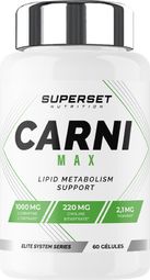 Carni Max (60 Caps) - Superset Nutrition -  L-carnitine
